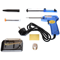 권총인두기7종 전기인두기 납땜 인두 용품 흡입기 페이스트 실납, 1세트