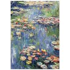 luntim DIY 명화그리기 유화 그림 그리기 선물 아크릴화 30x40 명화 풍경화 힐링 아트, 1개, 모네 수련