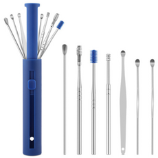 모니라 원터치 스테인레스 귀이개 7종 세트, 1개, 1세트