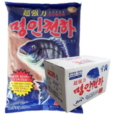 감성돔집어제 감성돔밑밥 명인천하 파우더1box 10봉 떡밥 낚시 집어제, 1.7kg, 10개