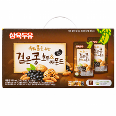 삼육두유 검은콩 호두 앤 아몬드 파우치 190ml, 15개