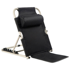 6단조절 접이식 등받이 의자 좌식의자, 블랙 등받이