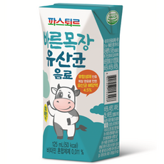 파스퇴르 파스퇴르 바른목장 유산균음료125ml, 125ml, 72개