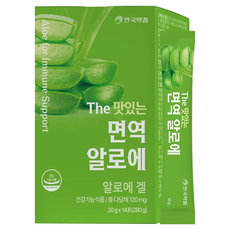 [안국약품] 면역력&장건강에는 면역 알로에 14포X2박스 (4주분), 1개, 280g