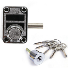 유리문 보조키 잠금장치 하부 샷시문 강화도어 1구 육각키 열쇠, 1개