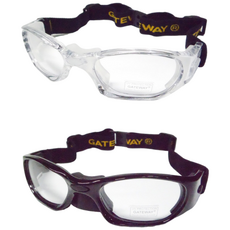 [GATEWAY] GATEWAY SAFETY GWS-03 게이트웨이안경 운동 고글 산업고글 보안경 보호 보안 UV차단 밴드형 도수안경가능, col.06브라운, 1개