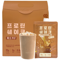 [로우슈가랩] 저당 단백질 쉐이크 파우치 미숫가루맛 45g * 7팩, 1개, 7회분