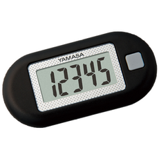 야마사 초소형 미니 만보기 EX-150 포켓 만보계 + 건전지 1개 SET, 블랙, 1세트