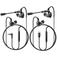 Essager 게이밍 붐마이크 유선 이어셋 AUX 이어폰 3.5mm/C타입 변환 케이블, 1세트, C 타입*3.5MM