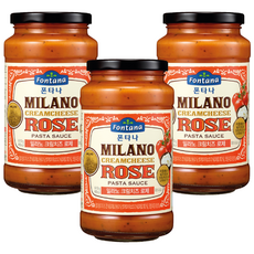 폰타나 밀라노 크림치즈 로제 파스타소스, 610g, 3개