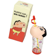 뽀뽀 짱구 텀블러 트라이탄 소재 짱구컵 500ml, red, 1개