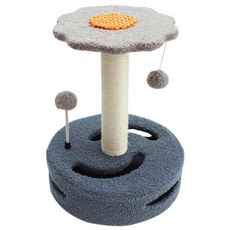 업앤고 고양이 기둥형 스크래처, 블루 + 그레이(XL), 1개