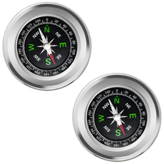 (스틸 나침반 A타입 소형 1P+1P=총 2P), 2개