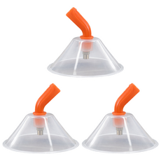 아띠꼴로 딱맞게 농약 분무기 노즐 헤드 커버 노즐대 안전 덮개, 원형, 3개