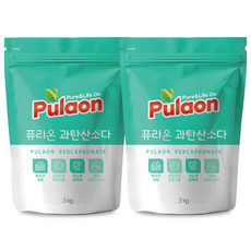 퓨라온 산소계표백 과탄산소다, 2개, 3kg
