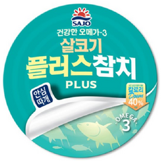 사조 대림 살코기플러스참치 안심따개, 100g, 8개