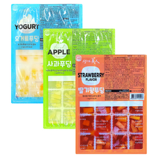 판푸딩 총 3kg(사과 1kg + 요거트 1kg + 딸기 1kg), 1개