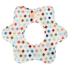 TEENIE TINGS 背網式小花圍兜, 多色十字款, 1入