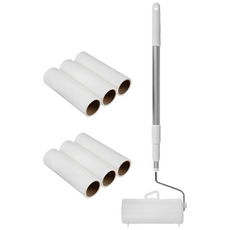 코멧 사선컷팅 테이프 클리너 3단 핸들 + 거치대 + 리필 6개, 1세트