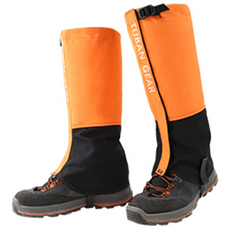 롱 스패츠 눈길 등산 발토시 방수 방한용품 겨울산행 게이터, 오렌지