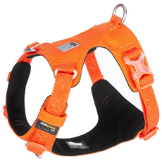 트루러브 강아지 력셔리 하네스 TLH 6281, 오렌지, 1개