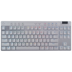 로지텍 PRO X TKL LIGHTSPEED 무선 게이밍 택타일 키보드, 화이트, PRO X TKL 화이트 택타일 갈축, 갈축