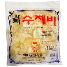 [팔도맛쟁이] 쫀득한 농민식품 감자 수제비, 8개, 1kg
