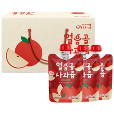 사과 100% 밀양 얼음골사 과즙 스파우트 안전캡, 20개, 120ml