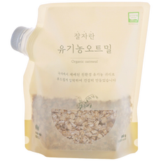 잘자란 유기농 오트밀, 500g, 1개