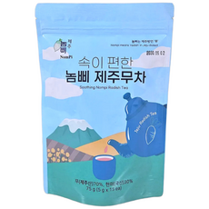 김성기 제주 놈삐차 무차 대용량 1팩 15개입 주전자용 구수하고 시원한 속이 편한 건강차, 15개, 5g