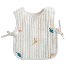 Ma lolotte 孩童刺繡背心圍兜, 恐龍, 1件, 1件