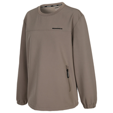 험머 여성 H4 시그니처 레포츠 기모 긴팔 티셔츠 베이지