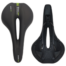 LOOBON 슬림 경량 레일형 자전거 안장 무통증 전립선 보호, 1개