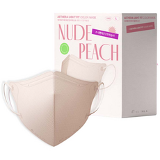 누이누아 아이테라 라이트핏 컬러마스크 대형, 25매입, 1개, 누드피치(L)