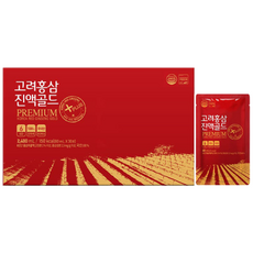[본사_대동고려삼] 100% 홍삼추출액 6년근 고려홍삼진액골드(80ml x 30포), 1박스