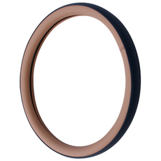 루젠 싼타페 MX5 핸들커버 투톤 가죽 스티어링, 피칸 브라운