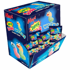 슈퍼 사우어 웜즈 구미 60봉지입 대용량, 1개, 600g