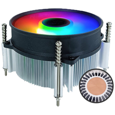 비티즈 T80 RGB LED 인텔 CPU 쿨러 공랭쿨러, 1개