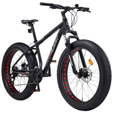 삼천리 2026 26 허리케인 알루미늄 MTB 팻바이크 21단, 블랙