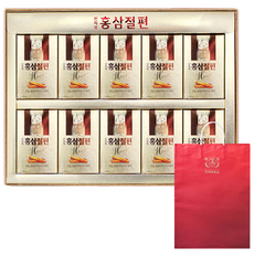 CheonJeMyeong Red Ginseng 紅蔘片禮盒 10包入+禮品袋, 200g, 1盒