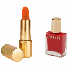 콜레트 립스틱 LS 09 Orange sucree + LT 01 Geranium rouge, 1세트