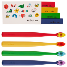 smize 兒童牙刷4件組, 1套