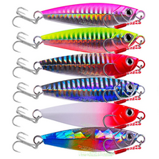 (행운을파는낚시) 카샤 메탈지그 농어 삼치 우럭 배스 방파제 선상낚시, 00.CNG-6개세트, 10g, 1개