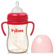 hibee 學習吸管杯 第1階段, 紅色, 1個