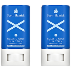스콧해미쉬 클래식 골프 선스틱 SPF50+ PA++++, 18.5g, 2개