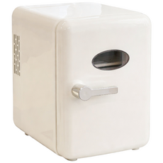 화장품냉장고 USB 가정용 냉열 겸용 4L 휴대용 미니 냉장고, 화이트, AQ-4L