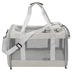 소유라이프 고양이 이동장 강아지 가방 애견 캐리어 산책 백팩 포대기 케이지 기내용 슬링백, 04.웜 베이지, 1개