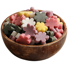 [리타방앗간] 우리쌀로만 오색빚깔 꽃 떡국 떡, 1개, 500g