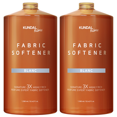 KUNDAL 昆黛爾 3倍濃縮衣物柔軟精 blanc香, 1.58L, 2瓶