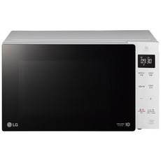 LG전자 전자레인지 MW23GD 23L 스마트 인버터 도어 블랙 본체 화이트